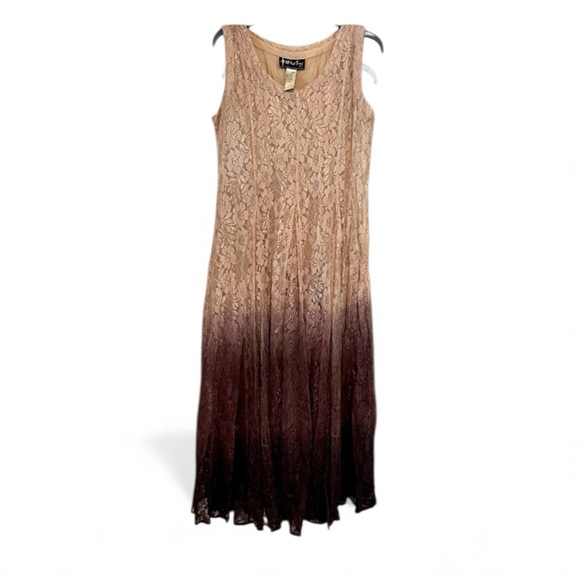 All that Jazz Dresses & Skirts - Vintage 90s All that Jazz Lace Ombre Maxi Dress